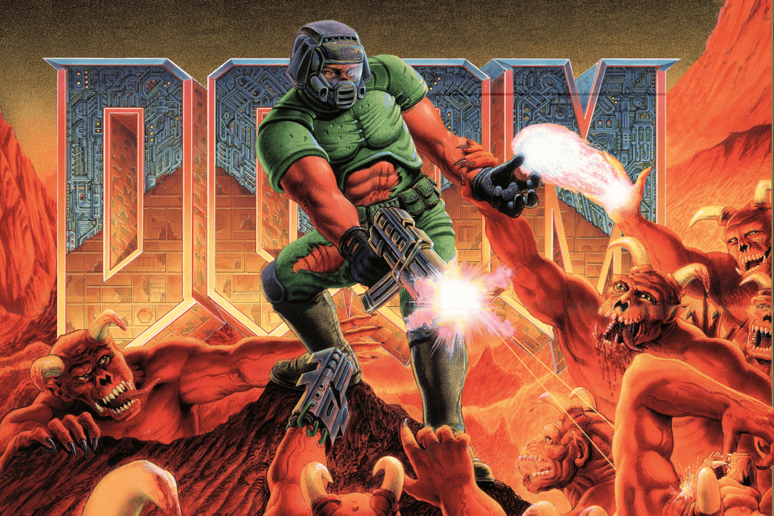 Doom classic. Дум игра 1993. дум 1 обложка. ultimate doom.